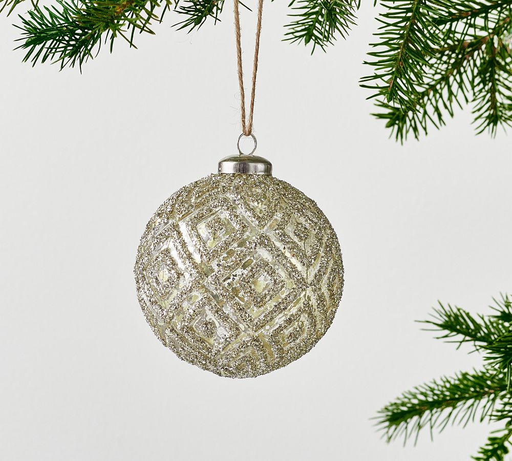 Glittered Globe Ornament