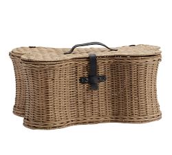 Dog Toy Handwoven Storage Basket