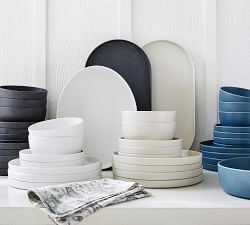 Mason Modern Outdoor Melamine 12-Piece Dinnerware Set