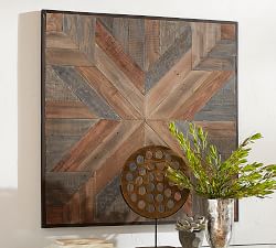 Planked Quilt Square Wall Art