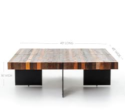 Langton Square Reclaimed Wood Coffee Table