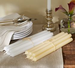 Unscented Taper Candles - Set of 6