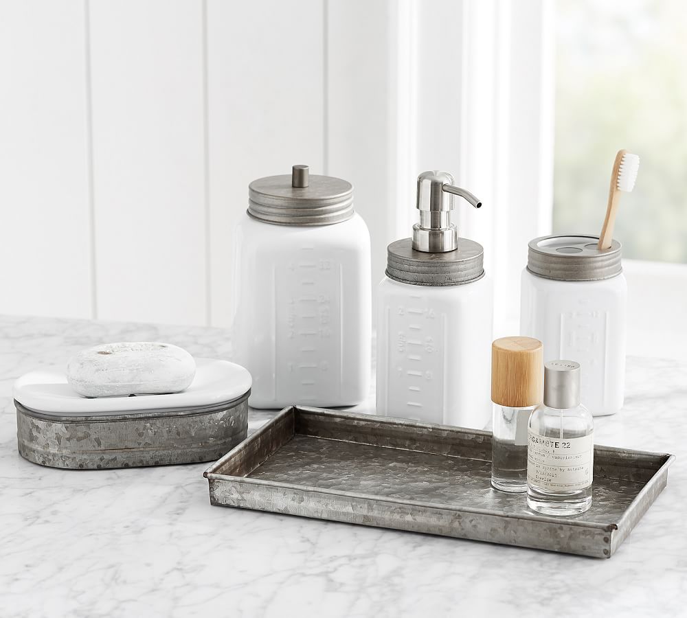 Galvanized Ceramic Bathroom Accessories