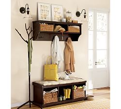 Samantha Entryway Bench & Shelf | Pottery Barn