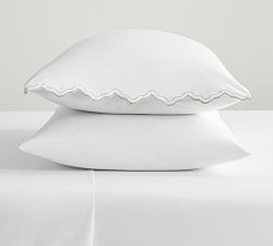 Julia Berolzheimer Eloise Embroidered Organic Percale Pillowcases - Set of 2