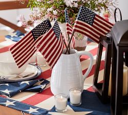 Liberty Burlap Flag - Set of 4