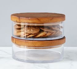 Reclaimed Wood Lid Canister