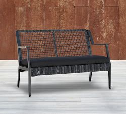 Klein Wicker Outdoor Bench