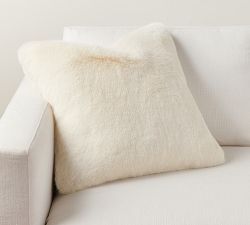 Faux Fur Mink Pillow | Pottery Barn