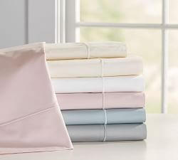 PB Organic 350-Thread-Count Sateen Sheet Set