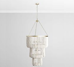 Celine Beaded Chandelier (28&quot;)