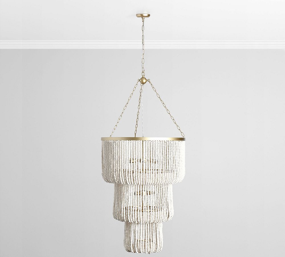 Celine Beaded Chandelier (28&quot;)