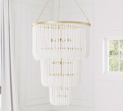 Celine Beaded Chandelier (28&quot;)