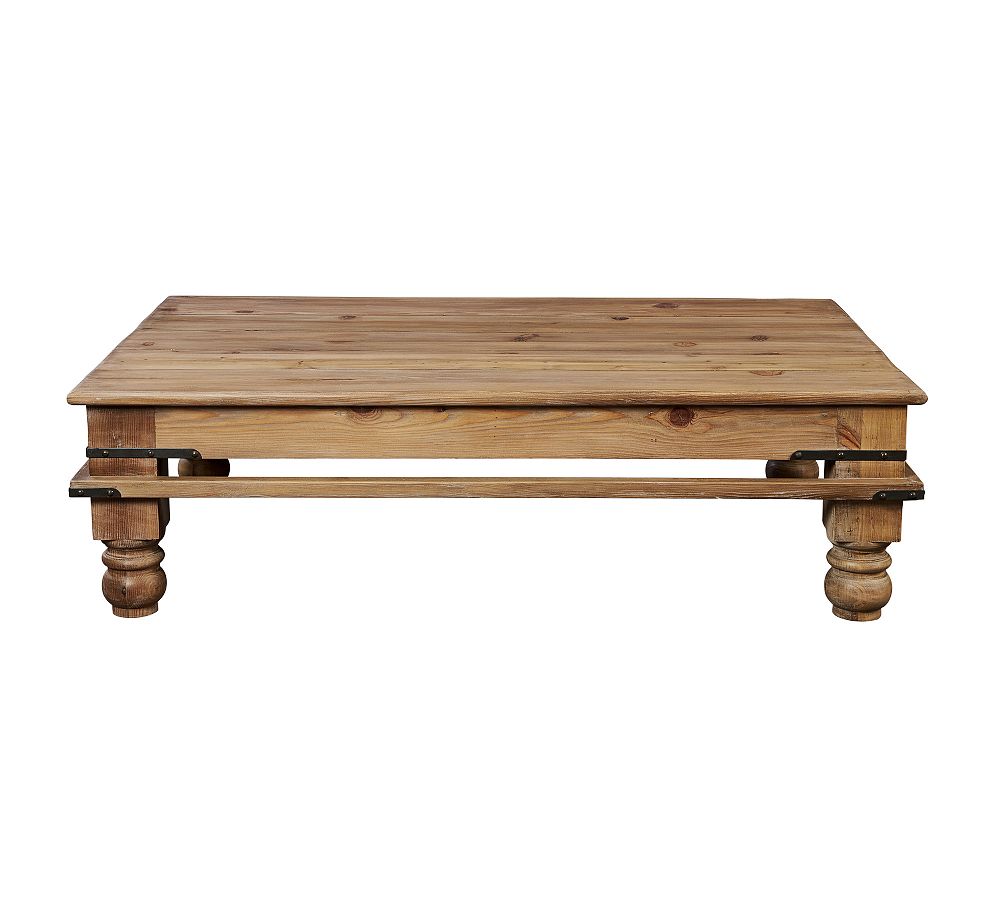 Curated visual reference: Gallery Detail: Brooklyn Rectangular Reclaimed Wood Coffee Table 60