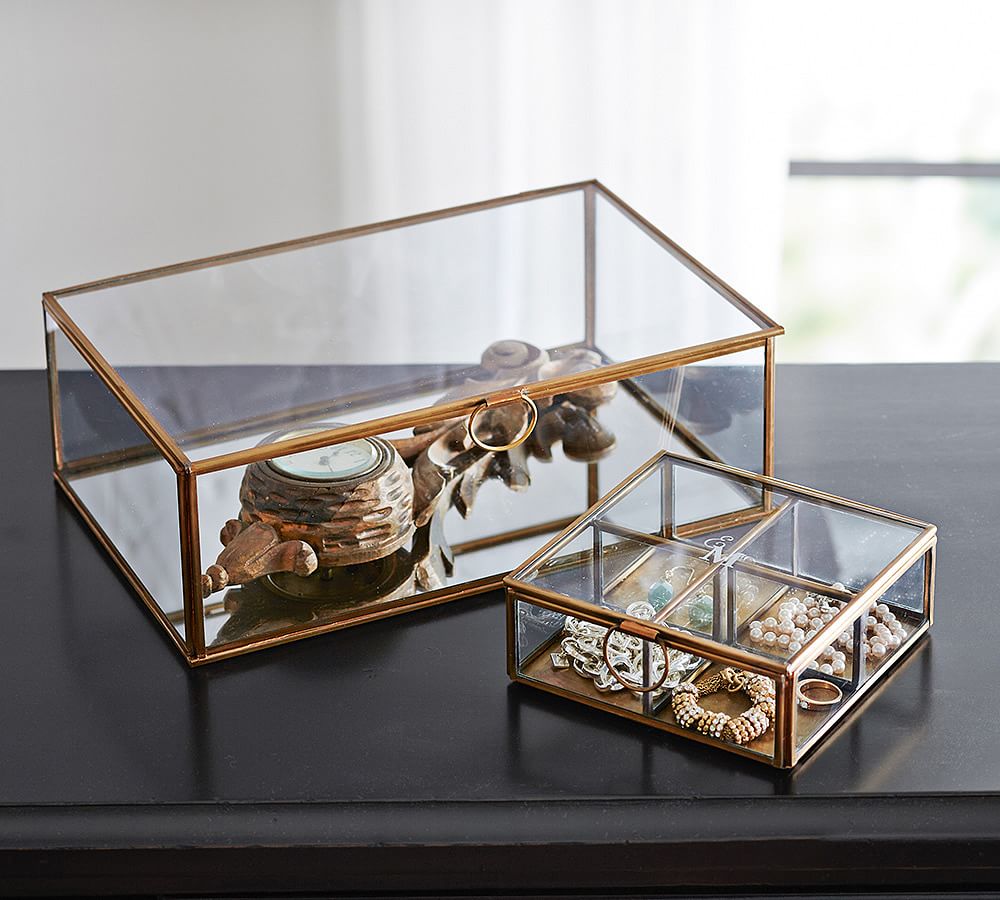 Callie Glass Boxes | Pottery Barn