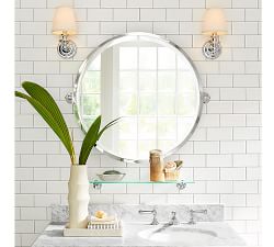 Kensington Round Pivot Mirror