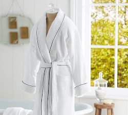 Hotel Piped Trim Robe