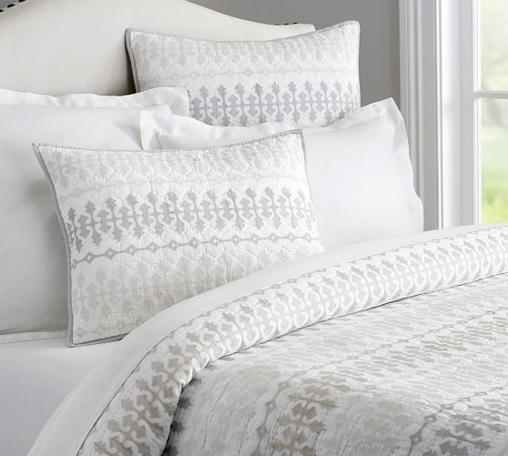 Rilynn Embroidered Quilt & Sham | Pottery Barn