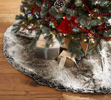 Pottery barn kids Fawn outlet Faux-Fur Tree Skirt