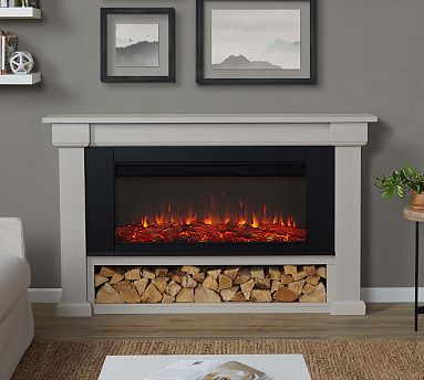 Barlow Electric Fireplace | Pottery Barn