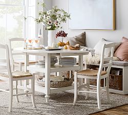 Shayne Round Drop Leaf Kitchen Table (49&quot;)