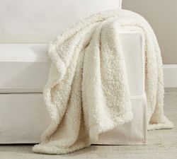 Fireside Cozy Sherpa Reversible Throw