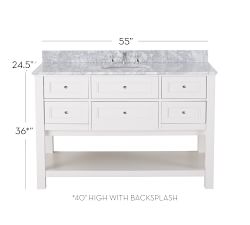 Classic 55&quot; Single Sink Vanity