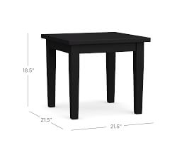 Hampstead Painted Side Table, Black