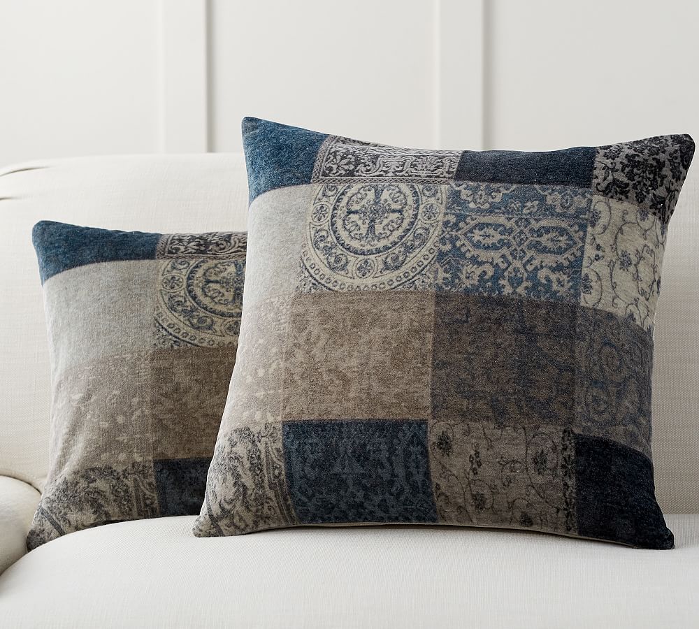 Cora Patchwork Decorative Pillow Cover | Pottery Barn