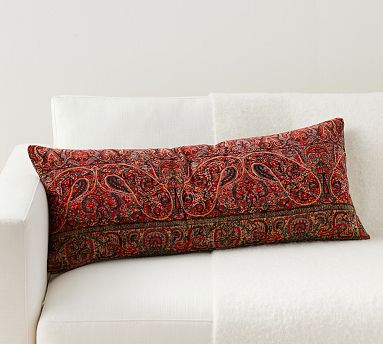 Hazel Lumbar Pillow Cover Pottery Barn