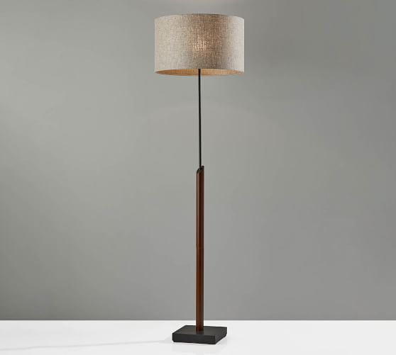 Cornelius Wood Floor Lamp (53") Pottery Barn