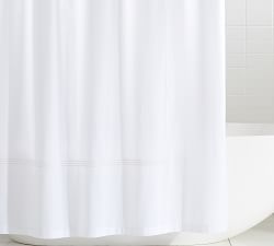 Grand Embroidered Organic Shower Curtain