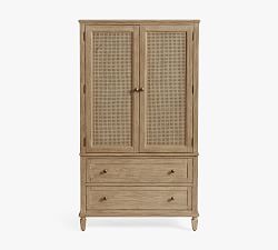 Sausalito Cane Armoire, Seadrift