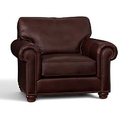 Webster Leather Chair | Pottery Barn