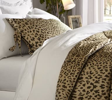 Pottery barn leopard pillow best sale