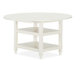 Shayne Round Drop Leaf Kitchen Table (49&quot;)