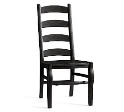 Wynn Ladderback Dining Side Chair, Blackened Oak