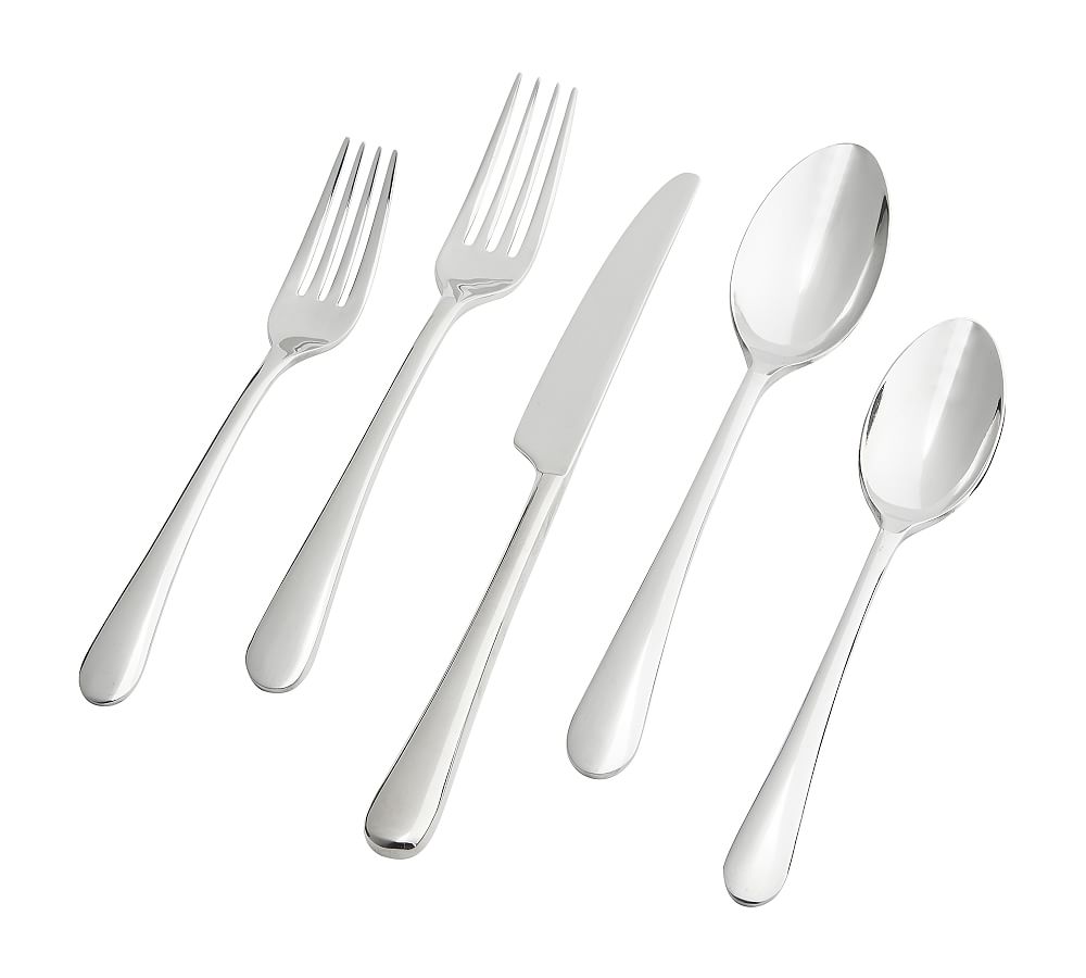 Mason Flatware Set, 20-Piece in Silver