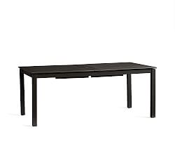 Chatham Metal Extending Dining Table, Dark Chestnut