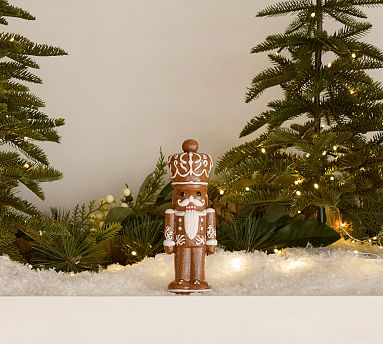 Authentic gingerbread decor nutcracker