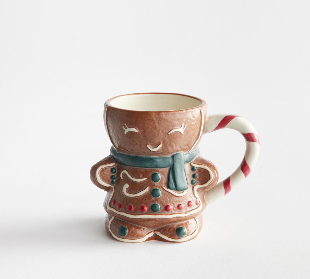 Gingerbread Stoneware Mugs