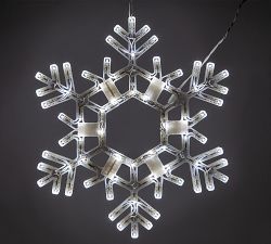 Cool White LED Folding Snowflake