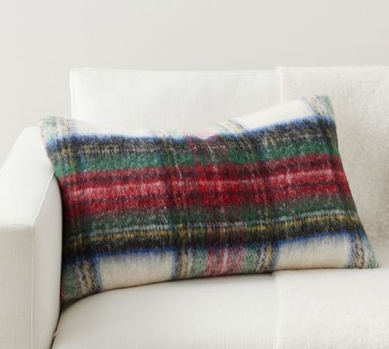 Stewart Plaid Lumbar Pillow Pottery Barn