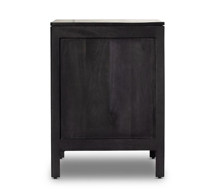 Dolores Cane 3-Drawer Nightstand (32