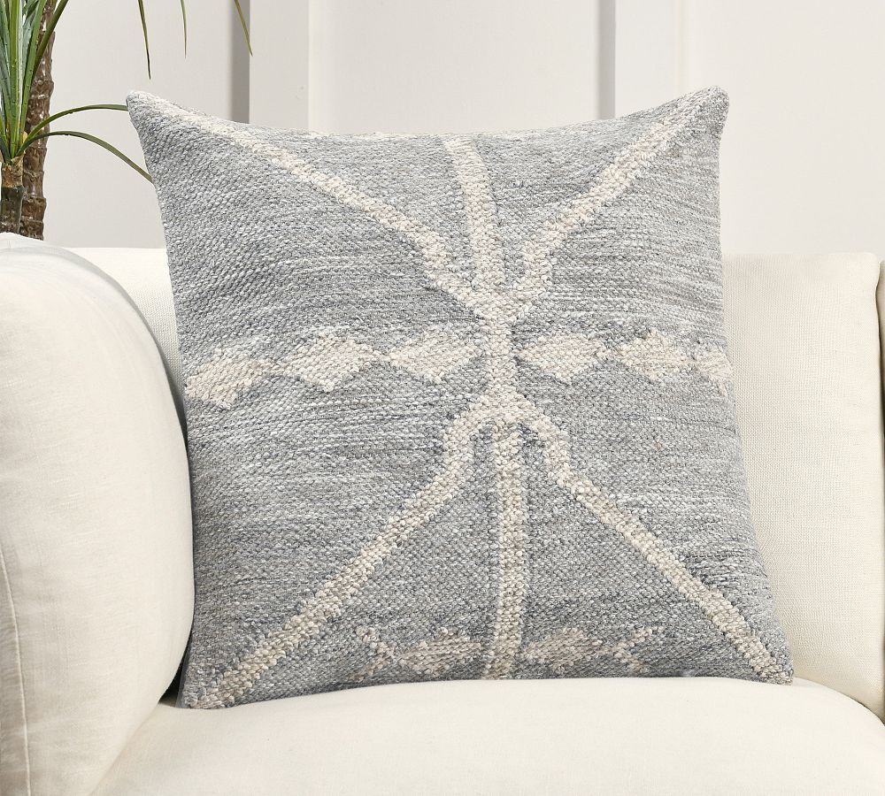 Shana Handwoven Outdoor Pillow | Pottery Barn