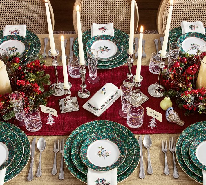 Christmas charger plates best sale