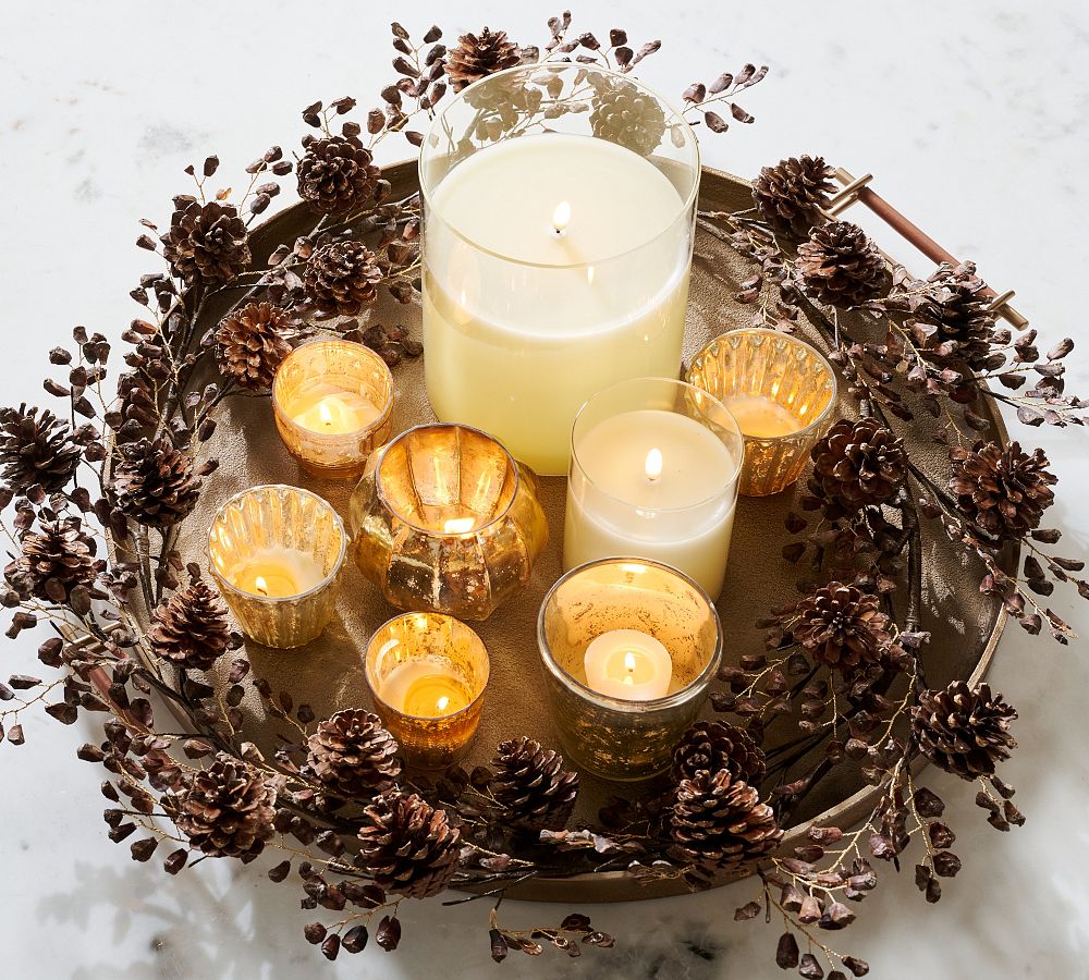 Glitter Pinecone Garland