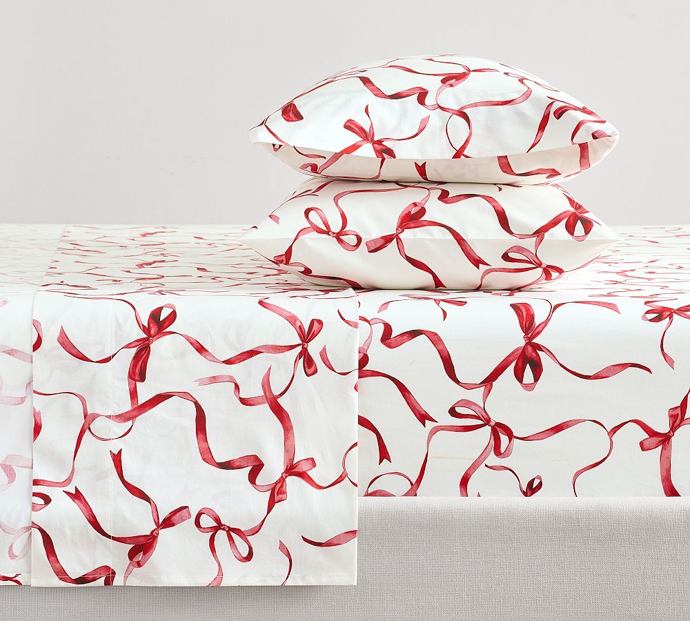 Monique Lhuillier Aubree Bow Sheet Set