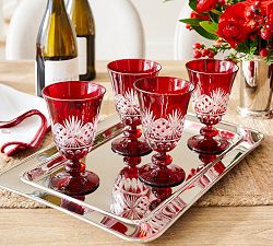 Antique Cut Glass Goblets