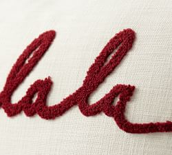 Falala Embroidered Lumbar Pillow